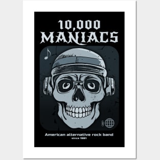 10000 MANIACS Posters and Art